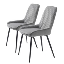 Stuhl >MILTON< (2er Set) (B/H/T: 50x85x58 cm) in...
