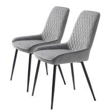 Stuhl >MILTON< (2er Set) (B/H/T: 50x85x58 cm) in...