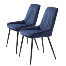 Stuhl >MILTON< (2er Set) (B/H/T: 50x85x58 cm) in...