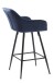 Barhocker >MILTON< (B/H/T: 51x92x58 cm) in Dunkelbraun - 51x92x58 (BxHxT)