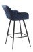 Barhocker >MILTON< (B/H/T: 51x92x58 cm) in Dunkelbraun - 51x92x58 (BxHxT)