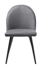 Stuhl >MINTO< (2er Set) (B/H/T: 50x85x59 cm) in Grau aus Grau - 50x85x59cm (BxHxT)