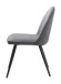 Stuhl >MINTO< (2er Set) (B/H/T: 50x85x59 cm) in Grau aus Grau - 50x85x59cm (BxHxT)