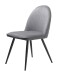 Stuhl >MINTO< (2er Set) (B/H/T: 50x85x59 cm) in Grau aus Grau - 50x85x59cm (BxHxT)