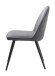 Stuhl >MINTO< (2er Set) (B/H/T: 50x85x59 cm) in Grau aus Grau - 50x85x59cm (BxHxT)