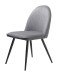 Stuhl >MINTO< (2er Set) (B/H/T: 50x85x59 cm) in Grau aus Grau - 50x85x59cm (BxHxT)