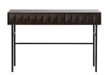 Beistelltisch >LATINA< (B/H/T: 117x75x39 cm) Eiche Furniert Espresso lackiert