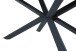 Couchtisch >ARNO< (130x45x68 cm) Wildeiche/Metall Schwarz