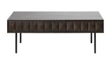 Couchtisch >LATINA< (B/H/T: 71x41x117 cm) in Eiche Furniert Espresso lackiert