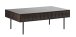 Couchtisch >LATINA< (B/H/T: 71x41x117 cm) in Eiche Furniert Espresso lackiert