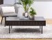 Couchtisch >LATINA< (B/H/T: 71x41x117 cm) in Eiche Furniert Espresso lackiert