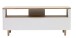 TV-Board >AMALFI< (B/H/T: 120x49x40 cm) Eiche teilmassiv gerundet