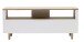 TV-Board >AMALFI< (B/H/T: 120x49x40 cm) Eiche teilmassiv gerundet