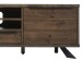 TV-Board >ARNO< (B/H/T: 170x55x42 cm) Wildeiche Furniert SMOKED