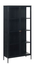 Vitrine >CARMEL< (B/H/T: 90x190x40 cm) in Metall...
