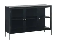 Vitrine >CARMEL< (B/H/T: 132x85x40 cm) in Metall...