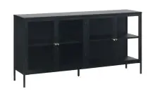 Vitrine >CARMEL< (B/H/T: 170x85x40 cm) in Metall...