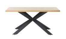 Esstisch >ARNO< (B/H/T: 160x75x90 cm) in Wildeiche...