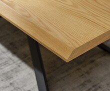 Couchtisch >ARNO< (B/H/T: 130x45x68 cm) in Wildeiche - 130x45x68 (BxHxT)