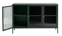 Sideboard >BRONCO< (B/H/T: 132x85x40 cm) in grün aus Metall - 132x85x40 (BxHxT)