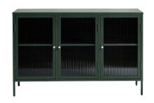 Sideboard >BRONCO< (B/H/T: 132x85x40 cm) in grün aus Metall - 132x85x40 (BxHxT)