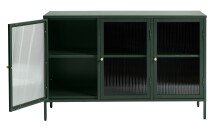 Sideboard >BRONCO< (B/H/T: 132x85x40 cm) in grün aus Metall - 132x85x40 (BxHxT)