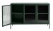 Sideboard >BRONCO< (B/H/T: 132x85x40 cm) in grün aus Metall - 132x85x40 (BxHxT)