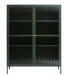 Highboard >BRONCO< (B/H/T: 110x140x40 cm) in grün - 110x140x40 (BxHxT)