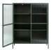 Highboard >BRONCO< (B/H/T: 110x140x40 cm) in grün - 110x140x40 (BxHxT)