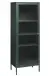 Vitrine >BRONCO< (B/H/T: 58x160x40 cm) in grün aus Metall - 58x160x40cm (BxHxT)