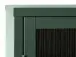 Vitrine >BRONCO< (B/H/T: 58x160x40 cm) in grün aus Metall - 58x160x40cm (BxHxT)