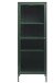 Vitrine >BRONCO< (B/H/T: 58x160x40 cm) in grün aus Metall - 58x160x40cm (BxHxT)