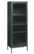 Vitrine >BRONCO< (B/H/T: 58x160x40 cm) in grün aus Metall - 58x160x40cm (BxHxT)