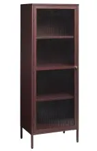 Vitrine >BRONCO< (B/H/T: 58x160x40 cm) in rot aus...