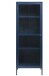 Vitrine >BRONCO< (B/H/T: 58x160x40 cm) in blau aus Metall - 58x160x40cm (BxHxT)