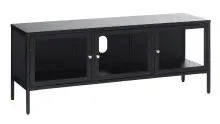TV-Board >CARMEL< (B/H/T: 132x52x40 cm) in schwarz...