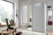 Kleiderschrank >Aurich< (B/H/T: 180x198x65 cm) in Weiß - 180x198x65cm (BxHxT)