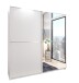 Kleiderschrank >Baden< (B/H/T: 135x198x64 cm) in Weiß - 135x198x64cm (BxHxT)