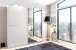 Kleiderschrank >Baden< (B/H/T: 135x198x64 cm) in Weiß - 135x198x64cm (BxHxT)