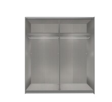 Kleiderschrank >Baden< (B/H/T: 180x198x64 cm) in Weiß - 180x198x64cm (BxHxT)