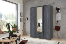 Kleiderschrank >Duo2< (B/H/T: 135x198x58 cm) in...