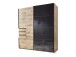 Kleiderschrank >Oldenburg< (B/H/T: 180x198x65 cm) in Artisan-Eiche-Nachbildung