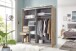 Kleiderschrank >Oldenburg< (B/H/T: 180x198x65 cm) in Artisan-Eiche-Nachbildung