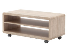 TV-Board >Jeffrey< in Eiche sägerau aus MDF - 79x35x39cm (BxHxT)