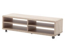 TV-Board >Jeffrey< in Eiche sägerau aus MDF -...