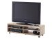 TV-Board >Jeffrey< in Eiche sägerau aus MDF - 120x35x39cm (BxHxT)