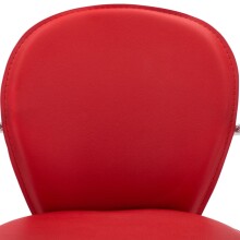 Barhocker >Jetzendorf-I< (B/H/T: 49x108x53 cm) in Rot - 49x108x53cm (BxHxT)