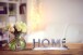 Dekofigur >Home I< (L/B/H: 22x7x4 cm) in Silbern aus Aluminium - 22x7x4 (LxBxH)