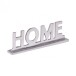 Dekofigur >Home I< (L/B/H: 22x7x4 cm) in Silbern aus Aluminium - 22x7x4 (LxBxH)