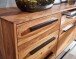 Sideboard >Morena< (B/H/T: 165x80x40 cm) in Sheesham - 165x80x40 (BxHxT)